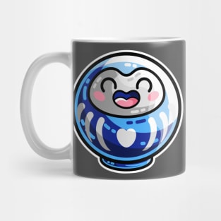 Kawaii Cute Japanese Daruma Doll Mug